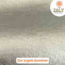 Cuir Argent aluminium
