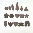 Cuir coloris Gris moyen