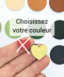 Coeur AppleSkin lisse 20 x 17 mm