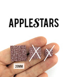 Carré AppleStars Or rose 20 mm