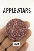 Rond AppleStars Or rose 40 mm