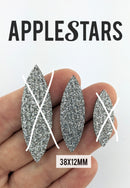 Navette AppleStars Argent 38 x 12 mm