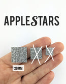 Carré AppleStars Argent 20 mm