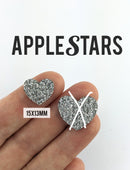 Coeur AppleStars Argent 15 x 13 mm