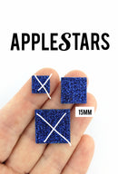 Carré AppleStars Bleu 15 mm