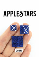 Carré AppleStars Bleu 20 mm