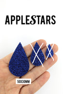 Goutte AppleStars Bleu 50 x 30 mm
