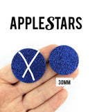 Rond AppleStars Bleu 30 mm