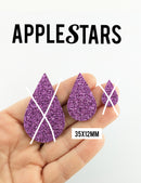 Goutte AppleStars Violet 35 x 21 mm