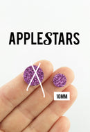 Rond AppleStars Violet 10 mm