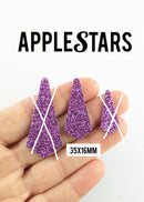 Pampille AppleStars Violet 35 x 16 mm