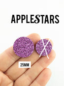 Rond AppleStars Violet 25 mm