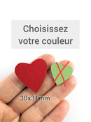 Nouveau Coeur AppleSkin lisse 30 x 31 mm