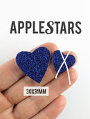 Nouveau Coeur AppleStars Bleu 30 x 31 mm