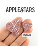 Nouveau Coeur AppleStars Or rose 20 x 21 mm