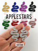 Serpents duo AppleStars Argent 40 x 25 mm