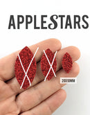 Feuille AppleStars Rouge 20 x 10 mm