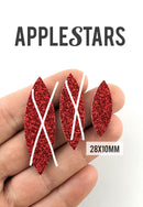 Navette AppleStars Rouge 28 x 10 mm
