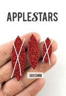 Navette AppleStars Rouge 38 x 12 mm