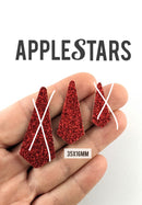 Pampille AppleStars Rouge 35 x 16 mm