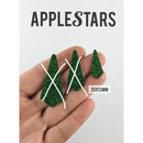 Pampille AppleStars Vert 25 x 12 mm