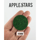 Rond AppleStars Vert 40 mm