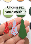 Pampille AppleStars Vert 45 x 20 mm