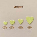 AppleStars jaune soleil : les coeurs pointus