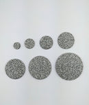 Rond AppleStars Argent 35 mm