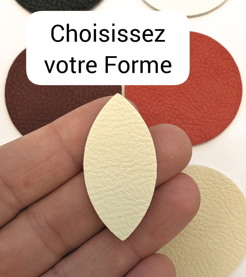 Formes Appleskin grainé chocolat blanc