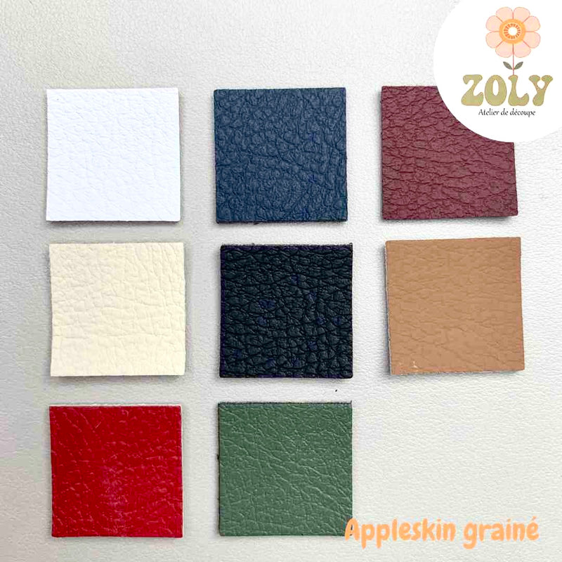 AppleSkin grainé rouge