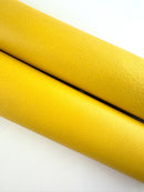 Cuir coloris Jaune soleil