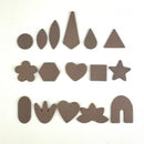 Cuir coloris Gris perle