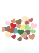 Cuir de pomme lisse : les coeurs arrondis