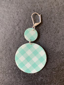 Vichy vert d'eau - AppleSkin blanc