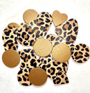 Léopard - Cuir de pomme mordoré