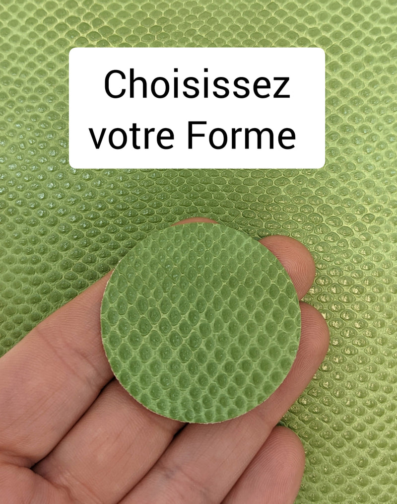 Formes Appleskin motif Serpent vert pomme