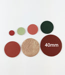 Cuir Rond 40 mm