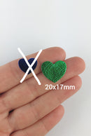 Cuir Coeur 20 x 17 mm