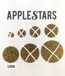 Rond AppleStars Or 30 mm