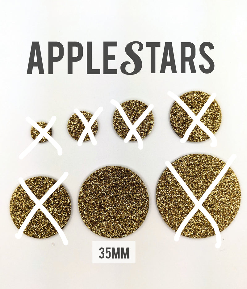 Rond AppleStars Or 35mm