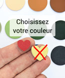 Coeur AppleSkin lisse 15 x 13 mm