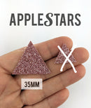 Triangle AppleStars Or rose 35 mm