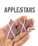 Goutte AppleStars Or rose 20 x 12 mm