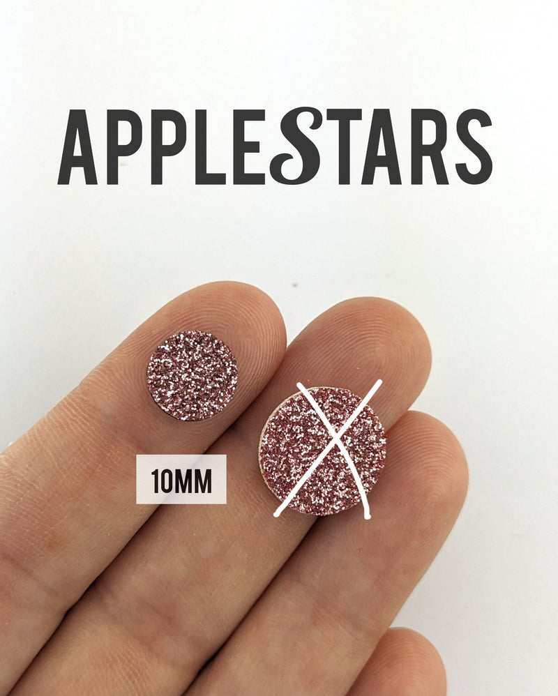 Rond AppleStars Or rose 10mm