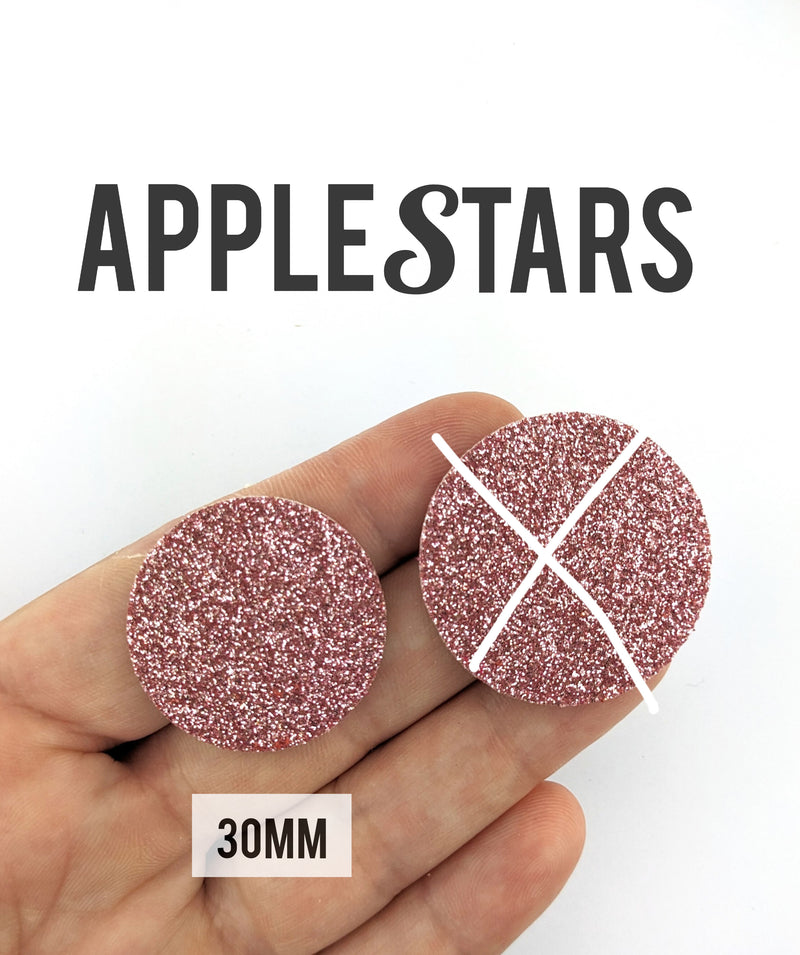 Rond AppleStars Or rose 30mm