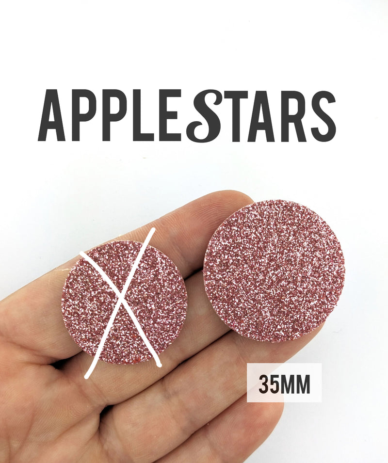 Rond AppleStars Or rose 35mm