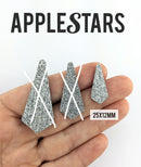 Pampille AppleStars Argent 25 x 12 mm