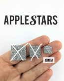 Carré AppleStars Argent 10 mm