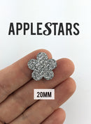 Fleur AppleStars Argent 20 mm